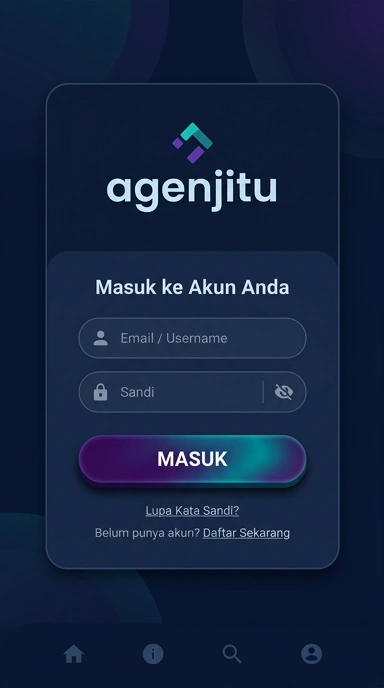 Masuk Akun Agenjitu untuk Pengguna Android