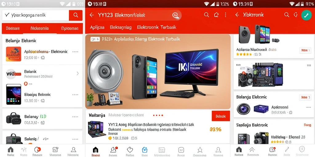 Tampilan antarmuka pengguna YY123 yang sederhana dan menarik.